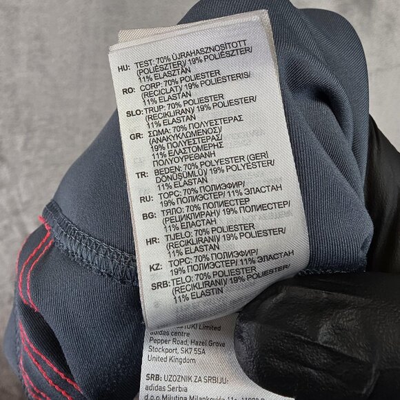 Adidas Pants Womens 3X Gray AEROREADY Leggings Three Stripes Athletic Training - Picture 11 of 12